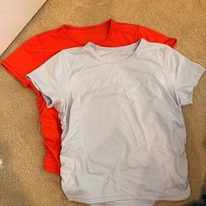 Lululemon all it takes nulu tees size 12 (set of 2)